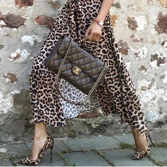 NWT Zara Animal Print Dress - Picture 7 of 8